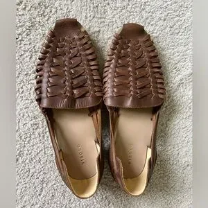 Nisolo | Shoes | Nisolo Brown Leather Slipon Loafers With  display picture 1